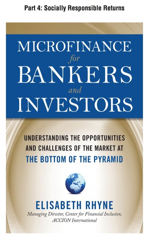 Cover image for book Microfinance for Bankers and Investors, Part 4 - Socially Responsible Returns