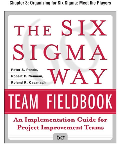 Cover image for book The Six Sigma Way Team Fieldbook, Chapter 3 - Organizing for Six Sigma Meet the Players