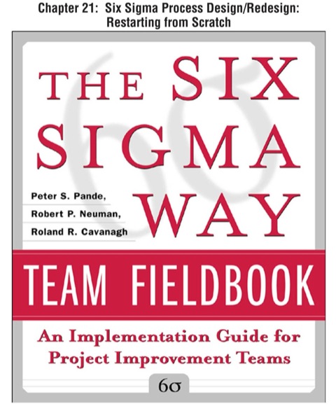 Cover image for book The Six Sigma Way Team Fieldbook, Chapter 21 - Six Sigma Process Design/Redesign Restarting from Scratch