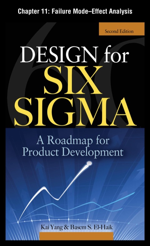 Cover image for book Design for Six Sigma, Chapter 11 - Failure Mode--Effect Analysis