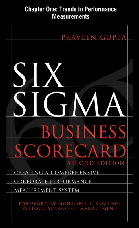 Cover image for book Six Sigma Business Scorecard, Chapter 1 - Trends in Performance Measurements