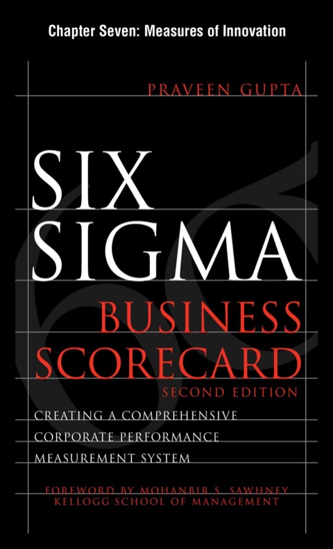 Cover image for book Six Sigma Business Scorecard, Chapter 7 - Measures of Innovation