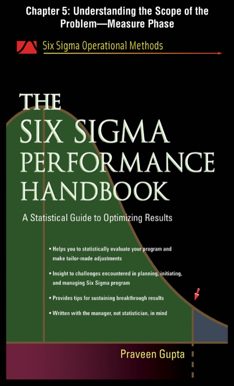Cover image for book The Six Sigma Performance Handbook, Chapter 5 - Understanding the Scope of the Problem--Measure Phase
