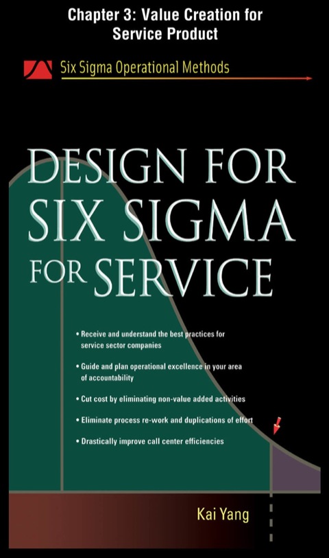 Cover image for book Design for Six Sigma for Service, Chapter 3 - Value Creation for Service Product