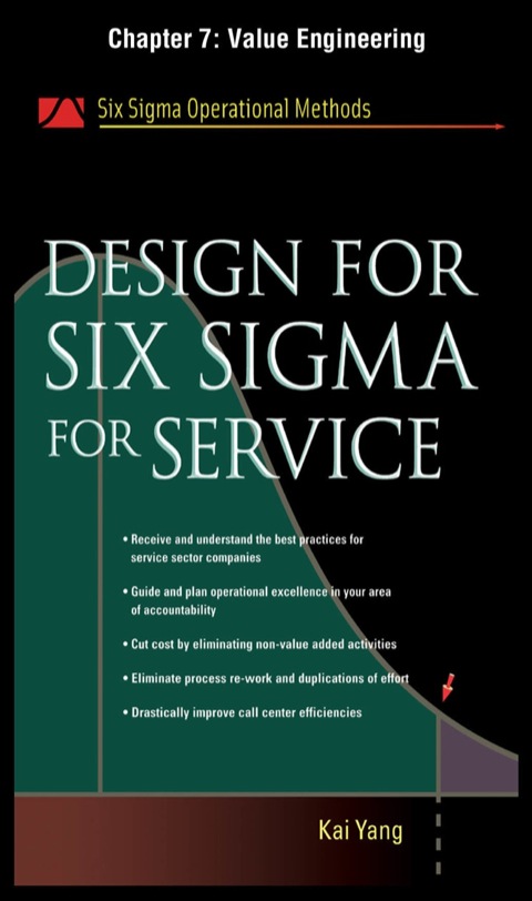 Cover image for book Design for Six Sigma for Service, Chapter 7 - Value Engineering
