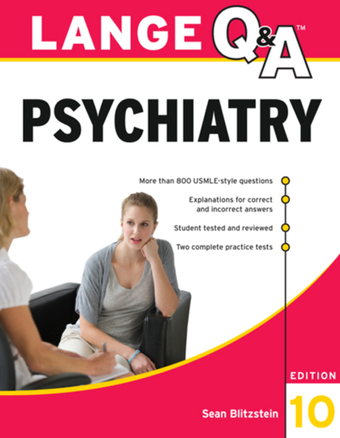 Cover image for book Lange Q&A Psychiatry, 10th Edition