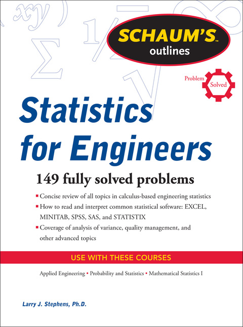 Cover image for book Schaum's Outline of Statistics for Engineers