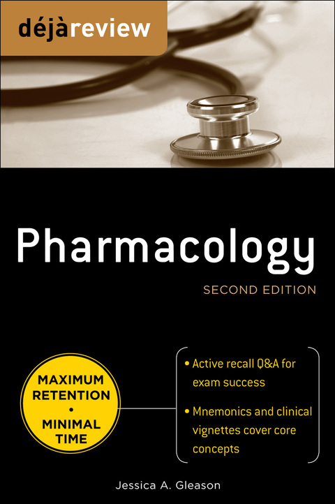 Cover image for book Deja Review Pharmacology, Second Edition