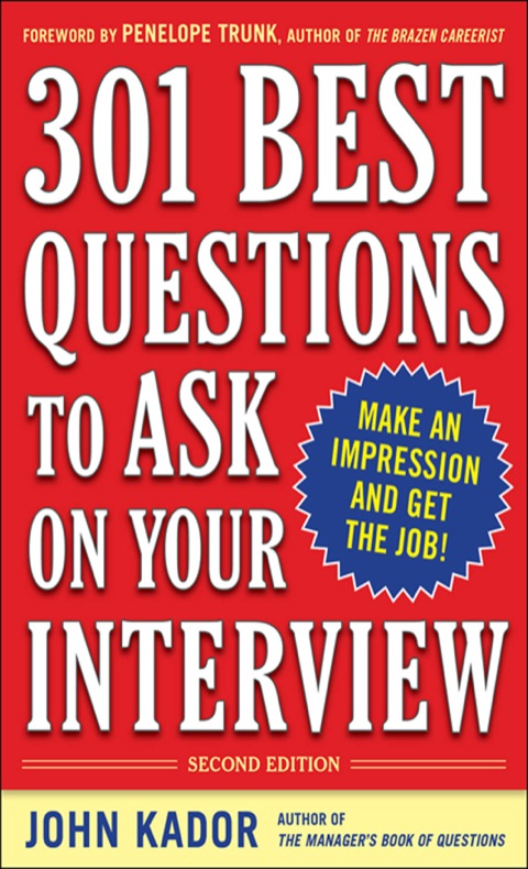 Cover image for book 301 Best Questions to Ask on Your Interview