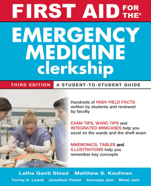 Cover image for book First Aid for the Emergency Medicine Clerkship
