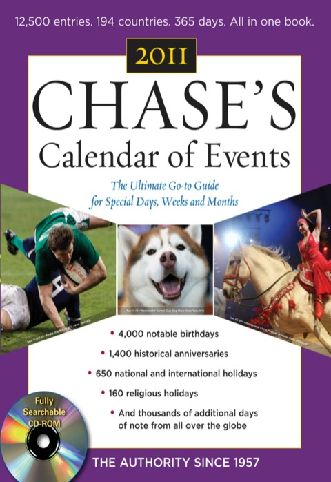 Cover image for book Chase's Calendar of Events, 2011 Edition : The Ultimate Go-to Guide for Special Days, Weeks and Months