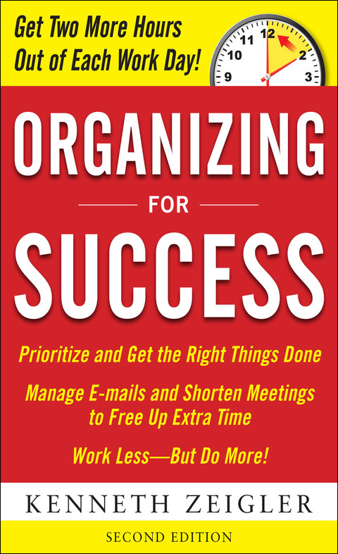 Cover image for book Organizing for Success, Second Edition