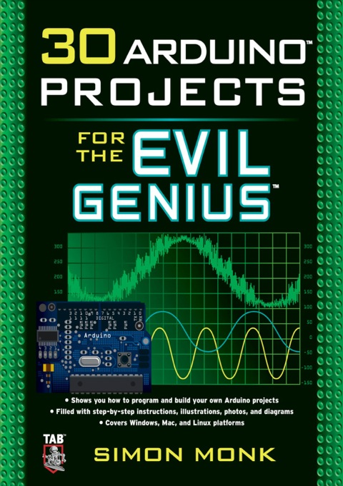 Cover image for book 30 Arduino Projects for the Evil Genius