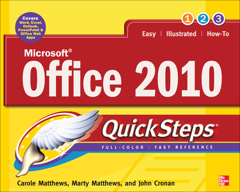 Cover image for book Microsoft Office 2010 QuickSteps