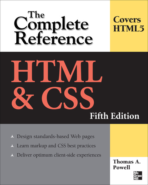 Cover image for book HTML & CSS: The Complete Reference, Fifth Edition