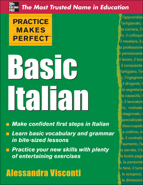 Cover image for book Practice Makes Perfect Basic Italian