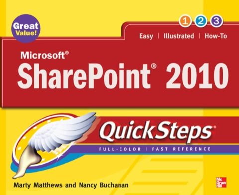 Cover image for book Microsoft SharePoint 2010 QuickSteps
