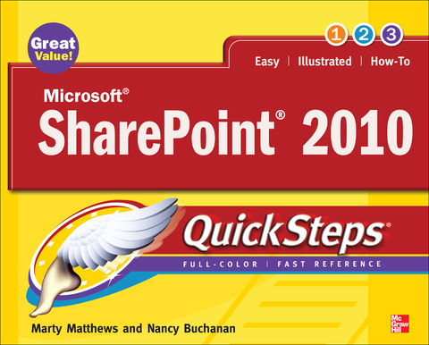 Cover image for book Microsoft SharePoint 2010 QuickSteps