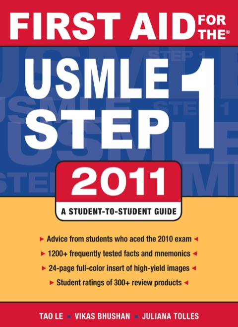 Cover image for book First Aid for the USMLE Step 1 2011