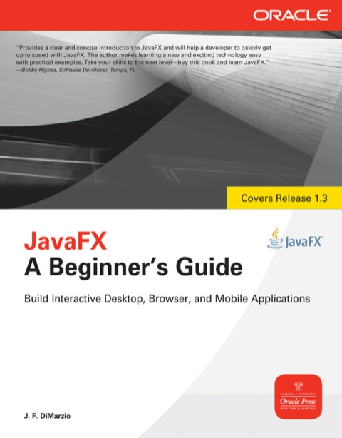 Cover image for book JavaFX A Beginners Guide