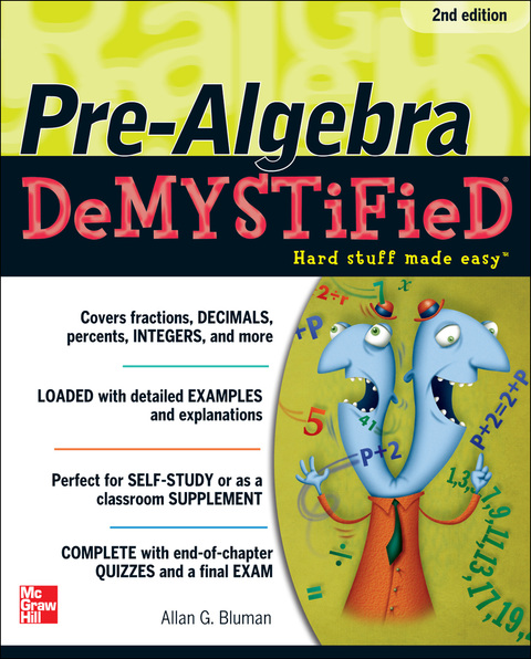 Cover image for book Pre-Algebra DeMYSTiFieD, Second Edition