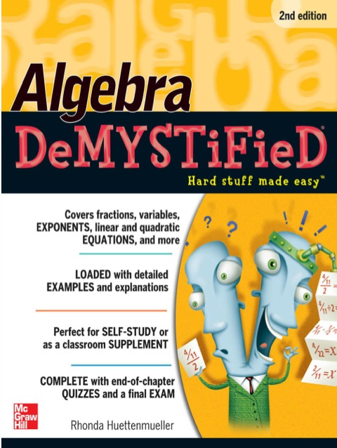 Cover image for book Algebra DeMYSTiFieD
