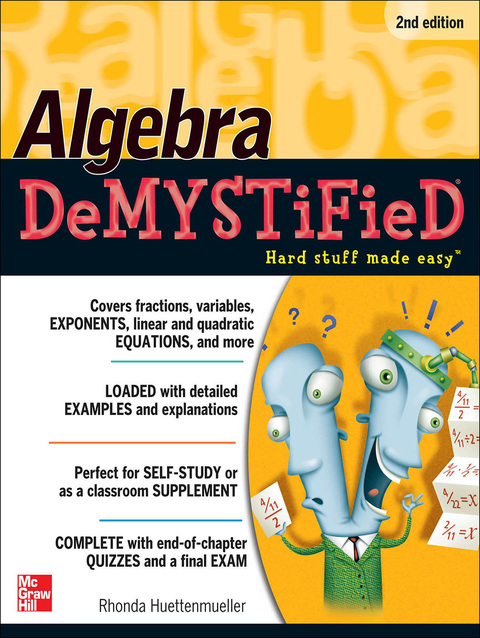 Cover image for book Algebra DeMYSTiFieD, Second Edition