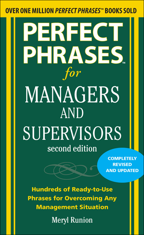 Cover image for book Perfect Phrases for Managers and Supervisors, Second Edition