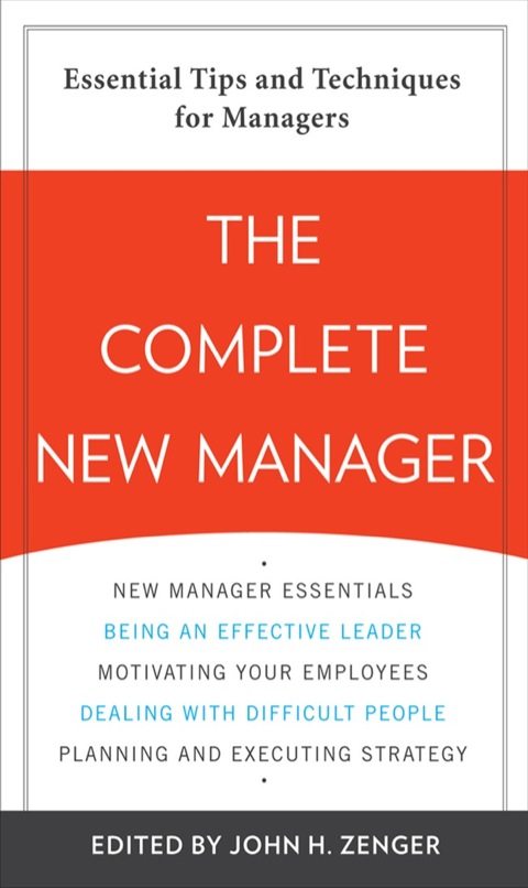 Cover image for book The Complete New Manager