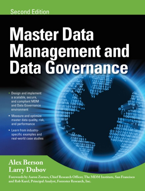 Cover image for book MASTER DATA MANAGEMENT AND DATA GOVERNANCE, 2/E