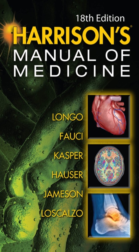 Cover image for book Harrisons Manual of Medicine