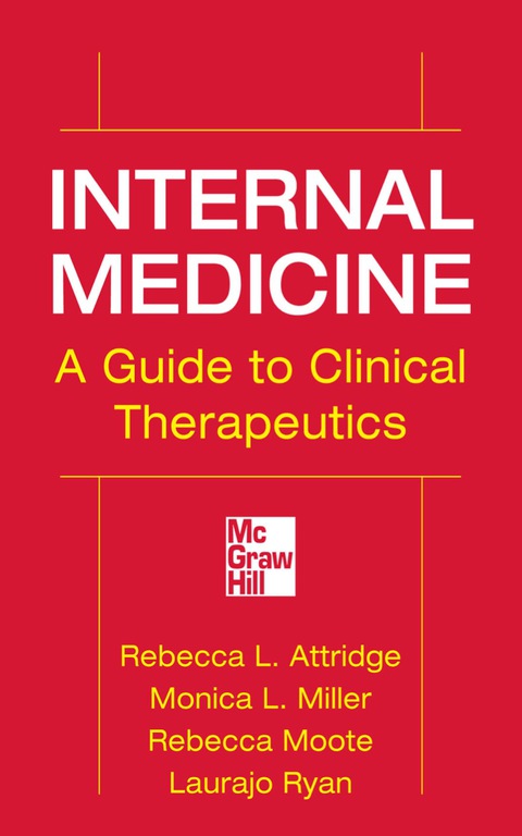 Cover image for book Internal Medicine A Guide to Clinical Therapeutics