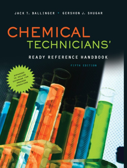 Cover image for book Chemical Technicians' Ready Reference Handbook