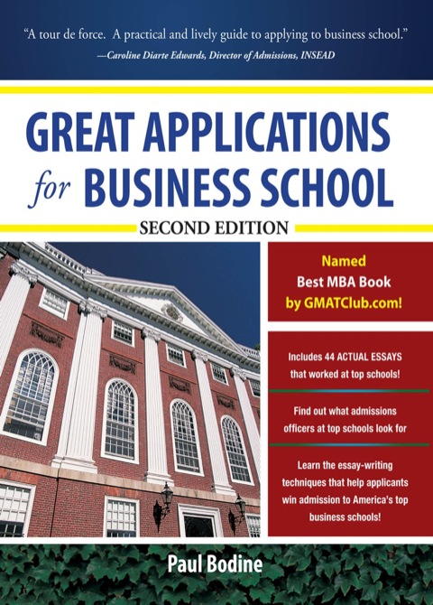 Cover image for book Great Applications for Business School