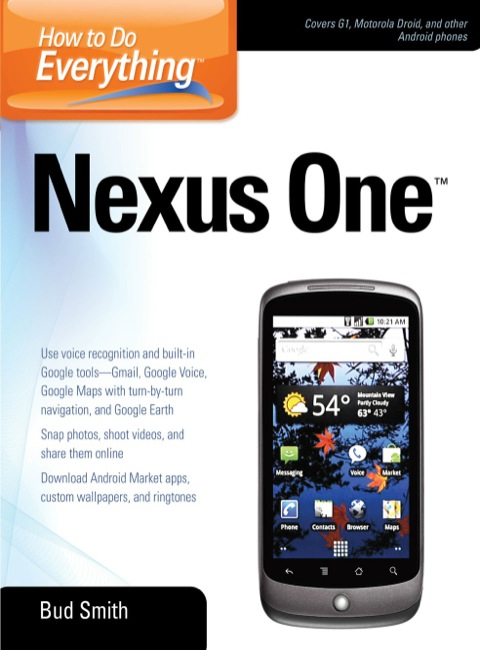 Cover image for book How to Do Everything Nexus One
