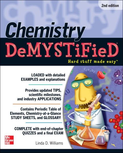 Cover image for book Chemistry DeMYSTiFieD, Second Edition