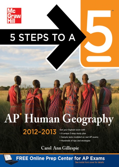 Cover image for book 5 Steps to a 5 AP Human Geography, 2012-2013 Edition