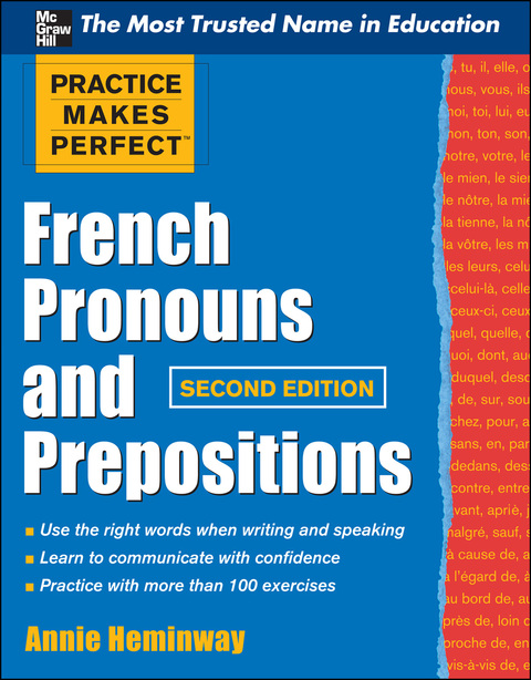 Cover image for book Practice Makes Perfect French Pronouns and Prepositions, Second Edition