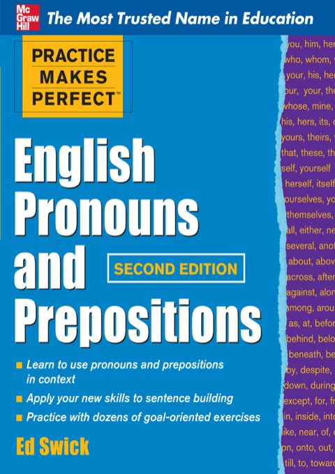 Cover image for book Practice Makes Perfect English Pronouns and Prepositions