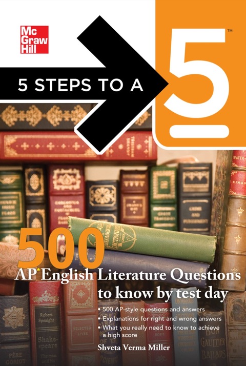 Cover image for book 5 Steps to a 5 500 AP English Literature Questions to Know By Test Day