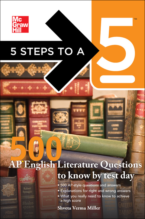 Cover image for book 5 Steps to a 5 500 AP English Literature Questions to Know By Test Day
