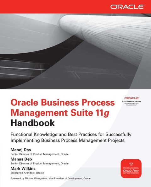 Cover image for book Oracle Business Process Management Suite 11g Handbook
