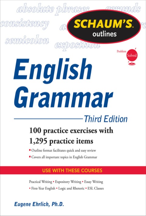 Cover image for book Schaum's Outline of English Grammar
