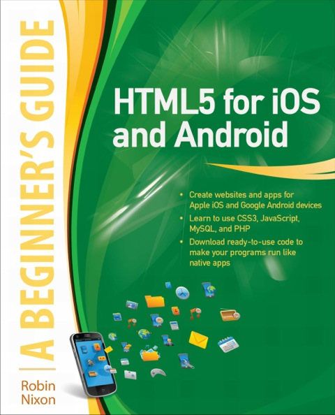 Cover image for book HTML5 for iOS and Android: A Beginner's Guide