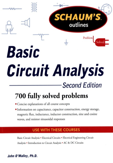 Cover image for book Schaum's Outline of Basic Circuit Analysis