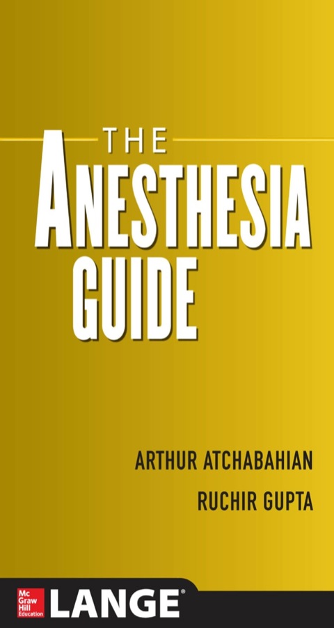 Cover image for book The Anesthesia Guide