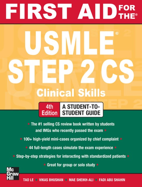 Cover image for book First Aid for the USMLE Step 2 CS