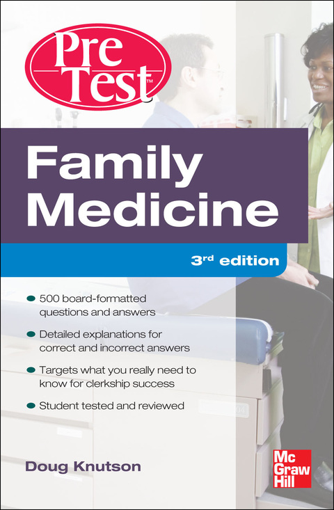 Cover image for book Family Medicine PreTest Self-Assessment And Review, Third Edition
