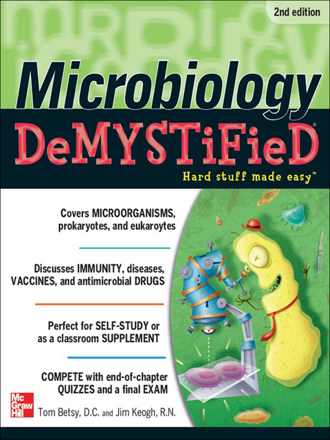 Cover image for book Microbiology DeMYSTiFieD, 2nd Edition