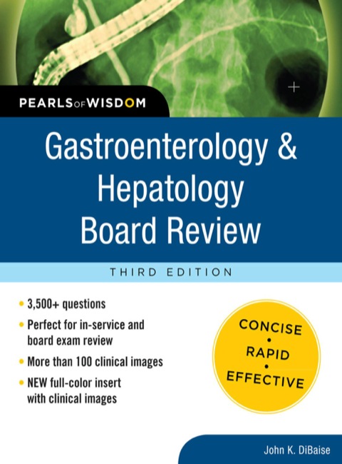Cover image for book Gastroenterology and Hepatology Board Review: Pearls of Wisdom